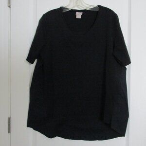 oversized assymmetrical hem t-shirt